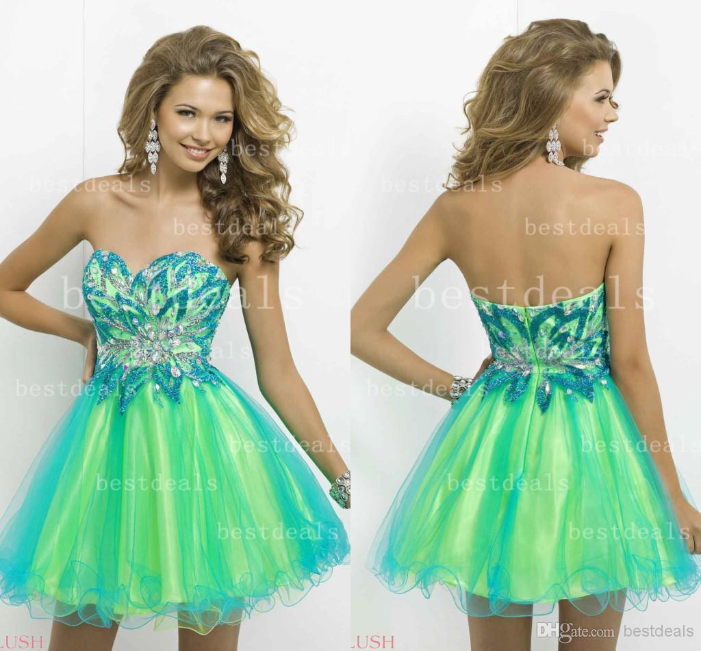 Blue And Green Dress 27