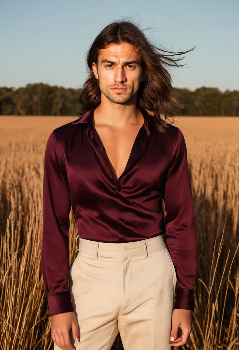 Close-up of matte burgundy satin with smooth velvety texture and clean minimal cut