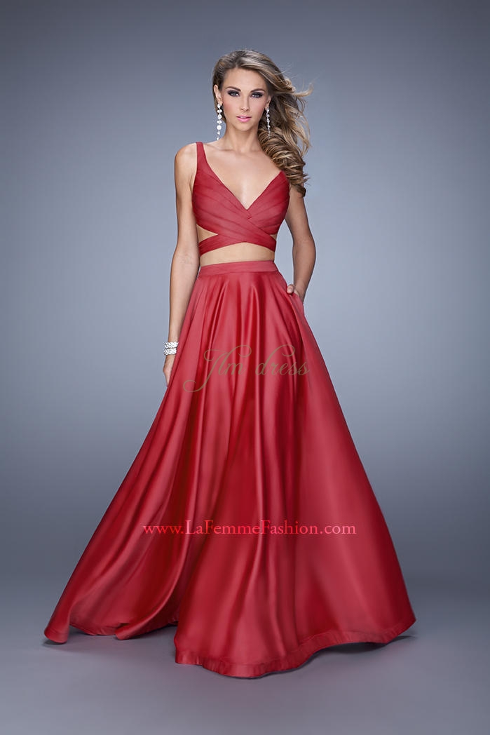 2 Piece Floor Length Dress - Beautiful And Elegant