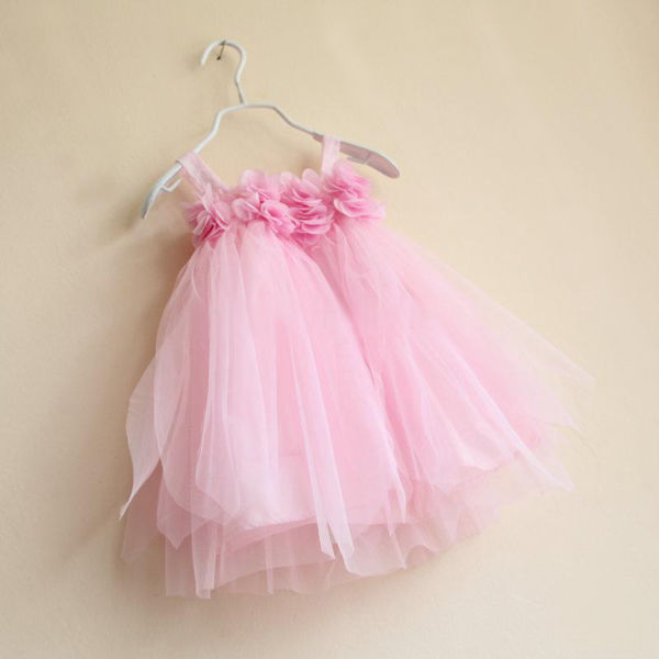 Baby Girl Pink Party Dress : Elegant And Beautiful