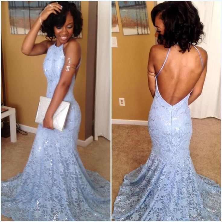 Backless Mermaid Formal Dress : Elegant And Beautiful