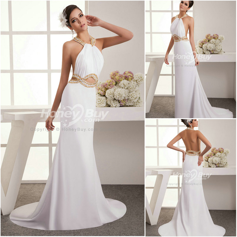 Backless White Formal Dress : Guide Of Selecting