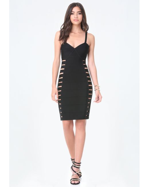 Bebe Cutout Waist Dress : Elegant And Beautiful