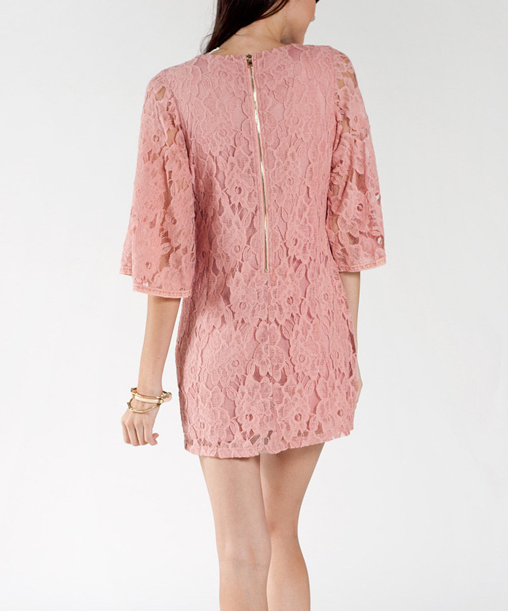 Bell Sleeve Dress Pink And Perfect Choices