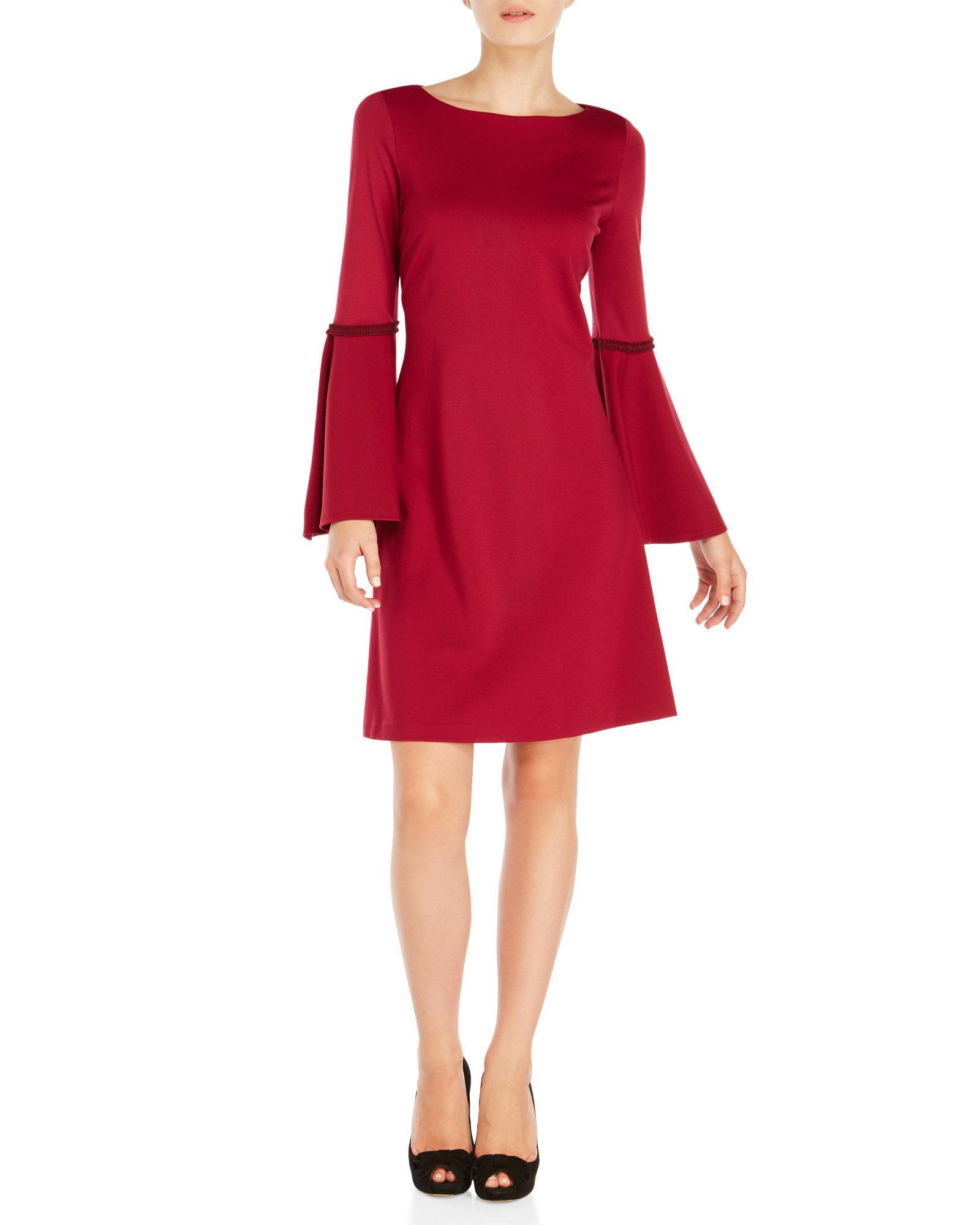 Bell Sleeve Red Dress : Clothing Brand Reviews