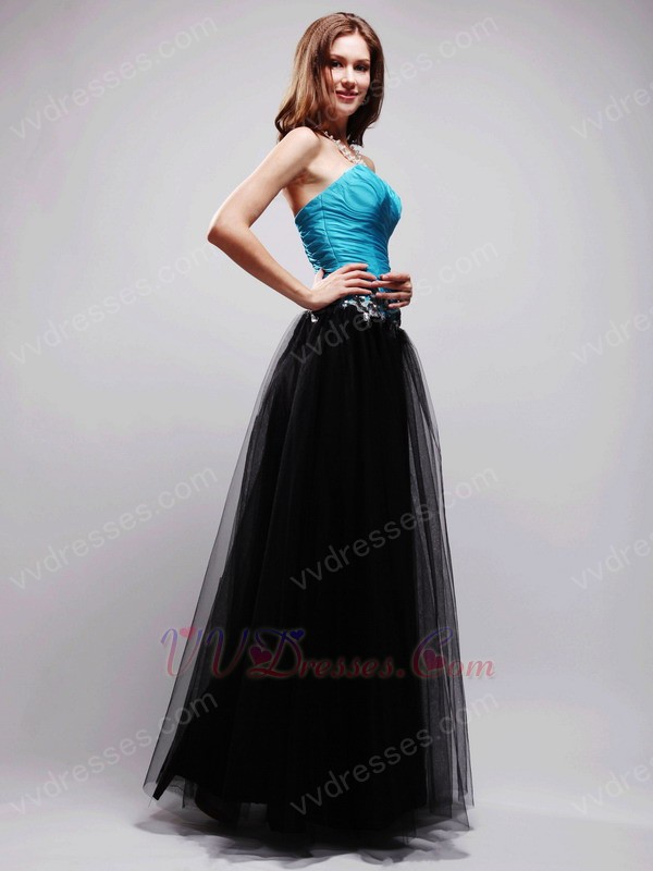 Black And Blue Formal Dress : Make Your Evening Special