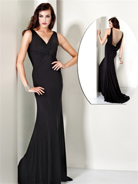 Black Backless Mermaid Dress : New Fashion Collection