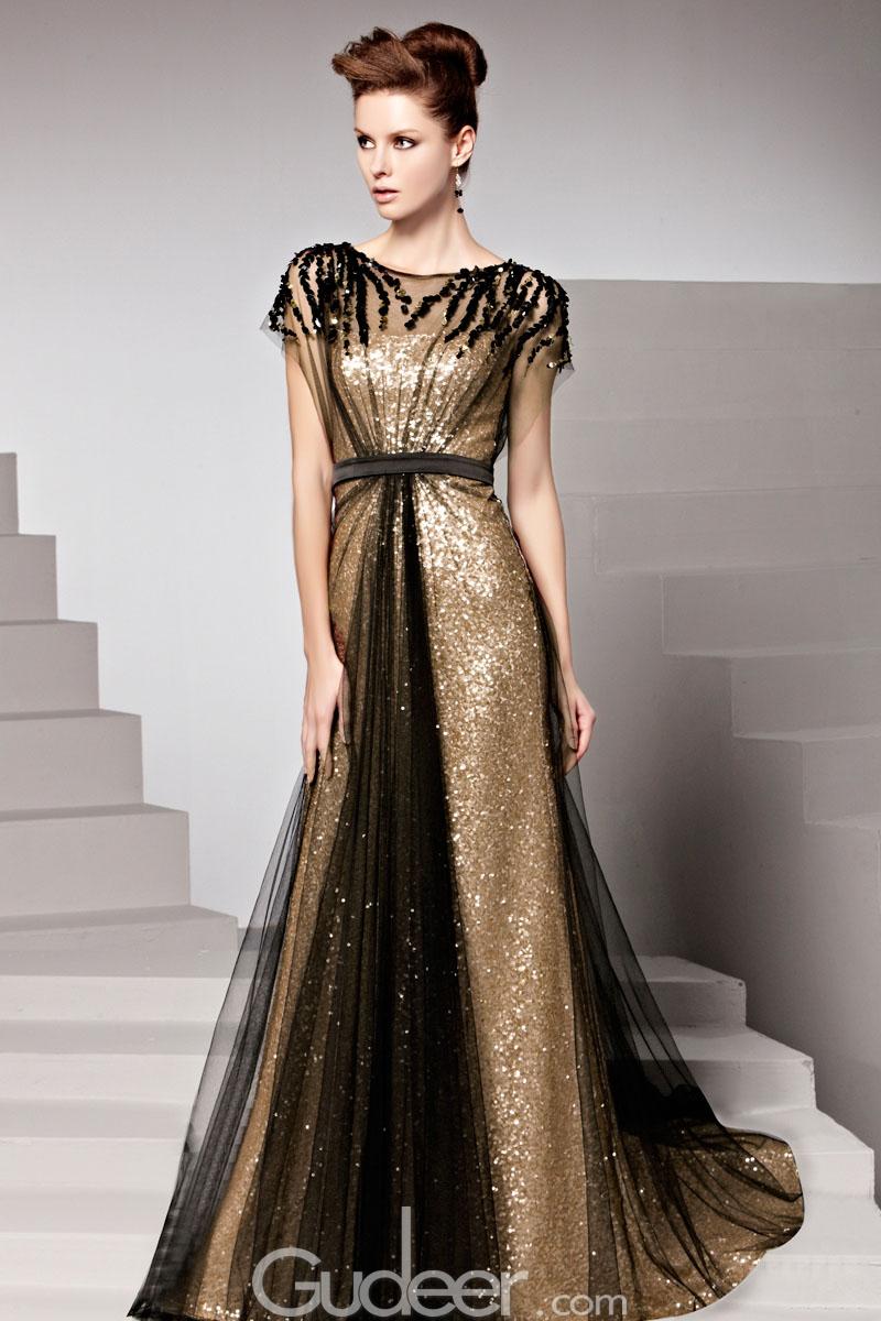 Black Gold Glitter Dress - 20 Great Ideas