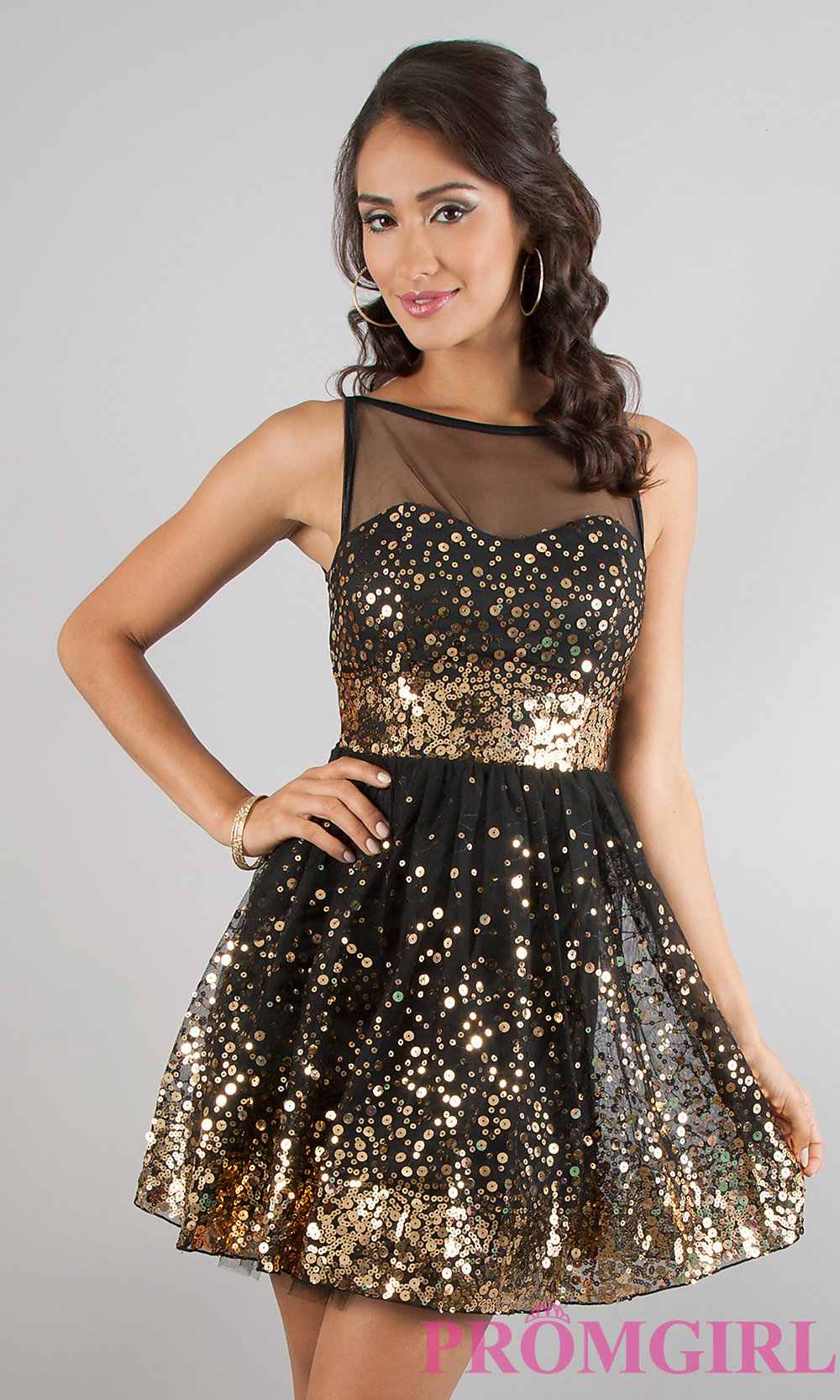 Black Gold Glitter Dress - 20 Great Ideas