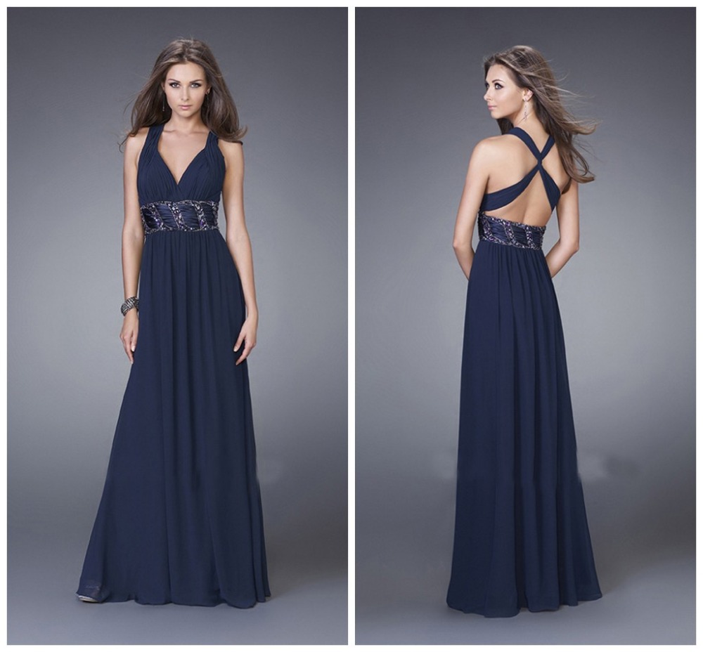 black tie floor length dress