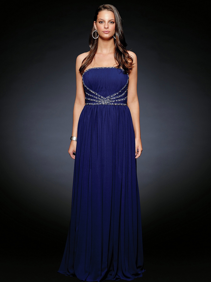 Blue Full Length Dress - Make You Look Like A Princess