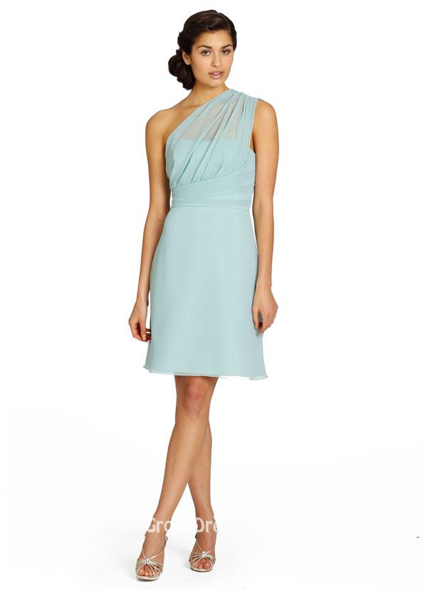 Blue Shoulder Dress - Fashion Outlet Review