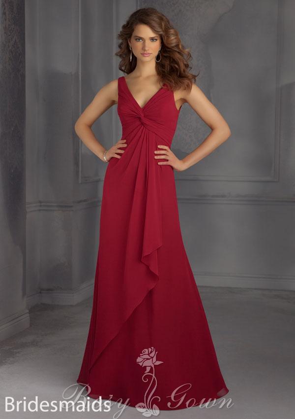 Bridesmaid Dresses Wine Red - Show Your Elegance In 2017