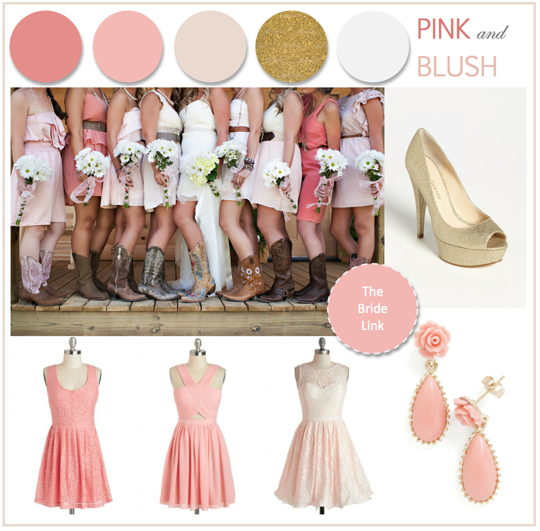 Different Shades Of Blush Bridesmaid Dresses And Clothes Review