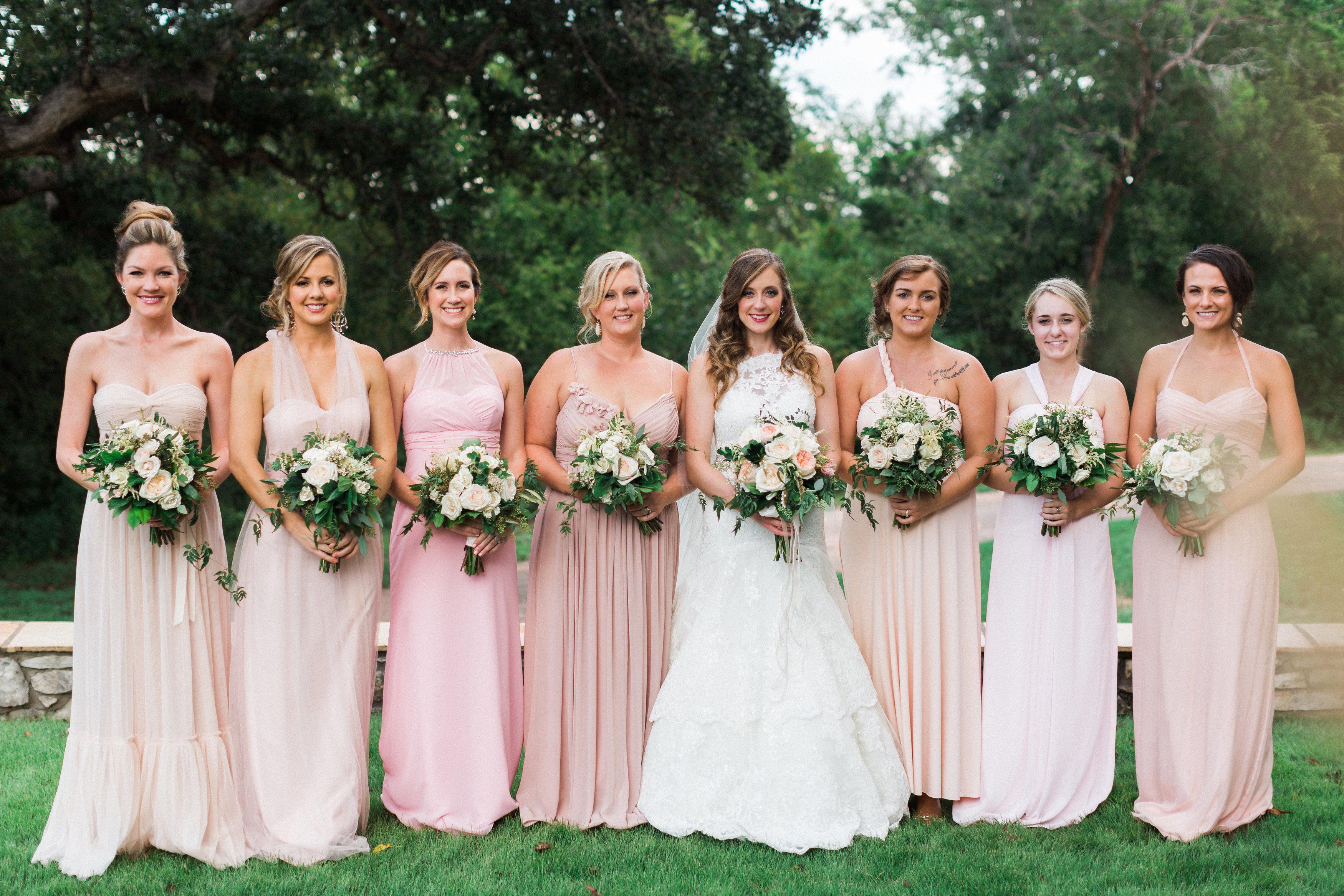 Different Shades Of Blush Bridesmaid Dresses And Clothes Review