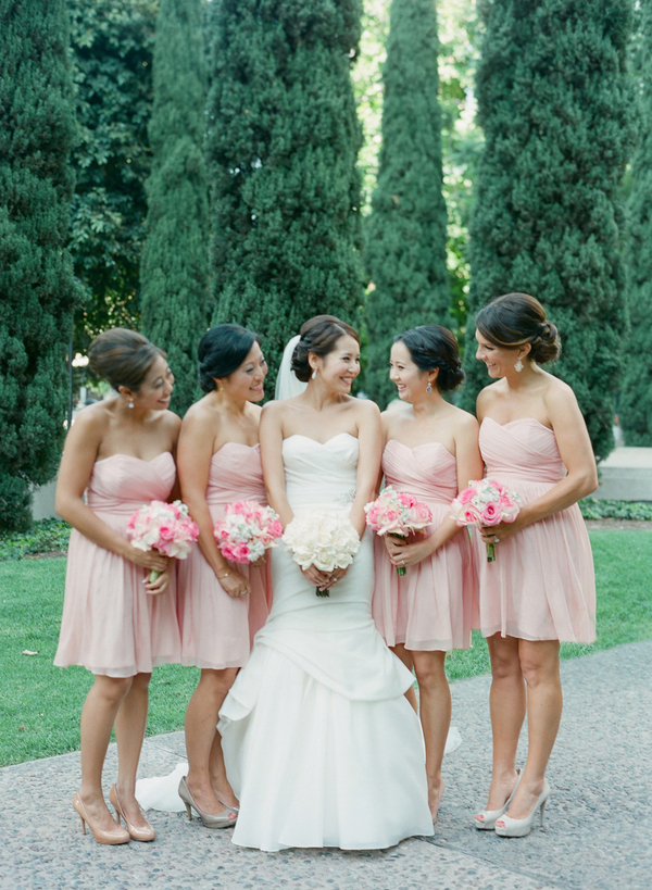 Different Shades Of Blush Bridesmaid Dresses And Clothes Review