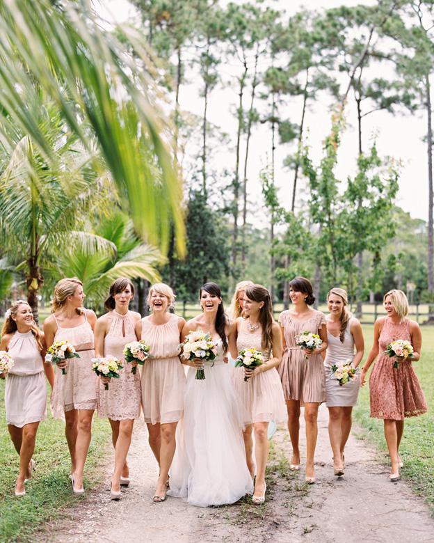 Different Shades Of Blush Bridesmaid Dresses And Clothes Review