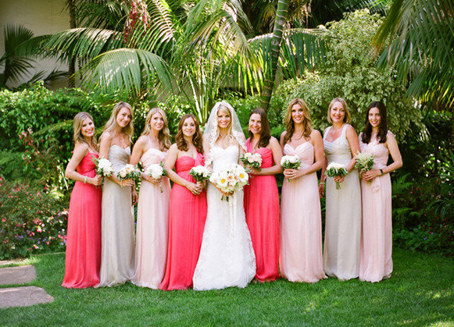 Different Shades Of Blush Bridesmaid Dresses And Clothes Review