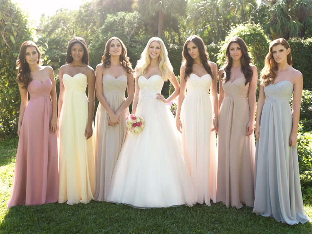 Different Shades Of Blush Bridesmaid Dresses And Clothes Review