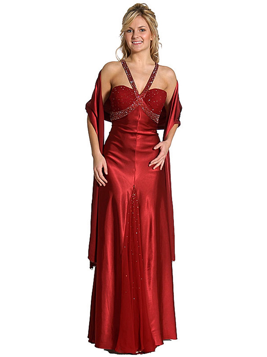 Floor Length Maroon Dress & Perfect Choices