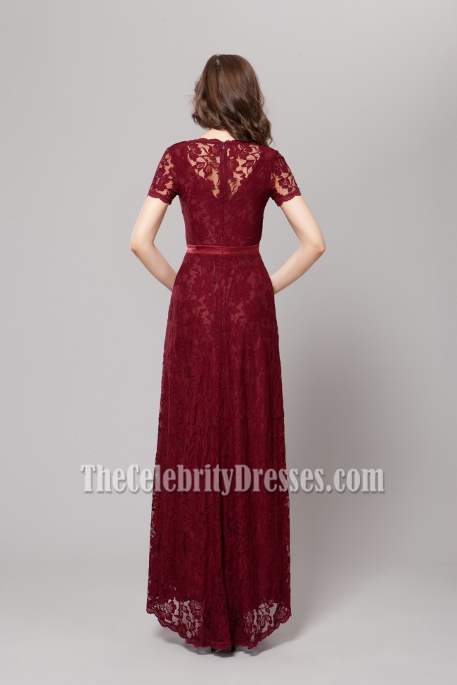 Floor Length Maroon Dress & Perfect Choices