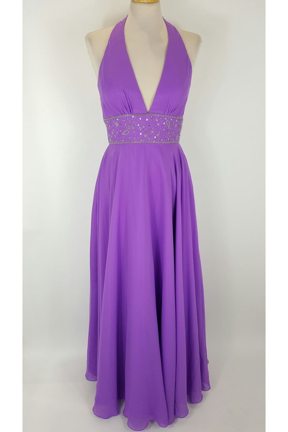 Full Length Purple Dress And Perfect Choices