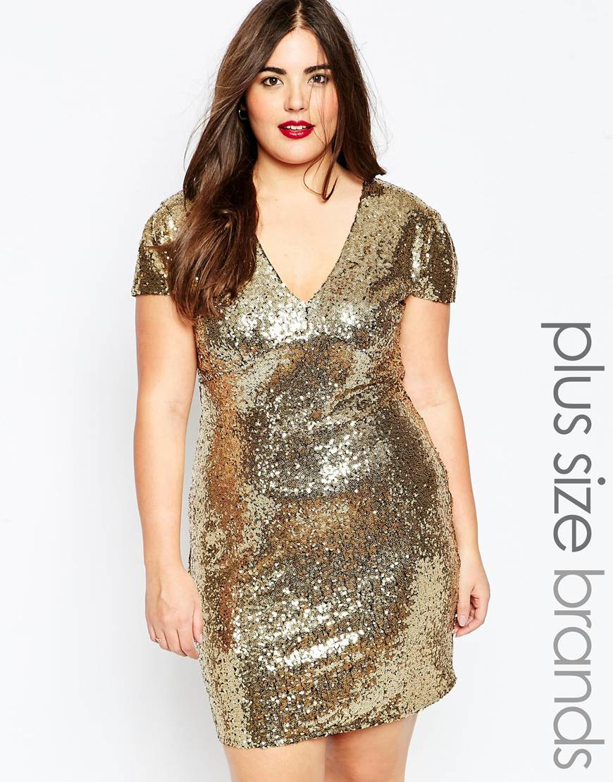 Gold Sequin V Neck Dress & 20 Best Ideas 2017