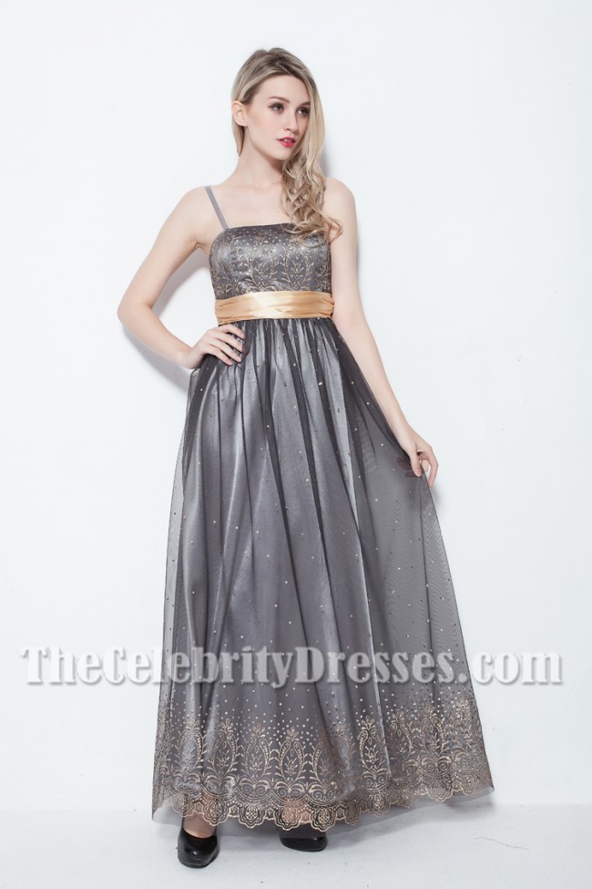 Gray Floor Length Dress & Always In Fashion For All Occasions