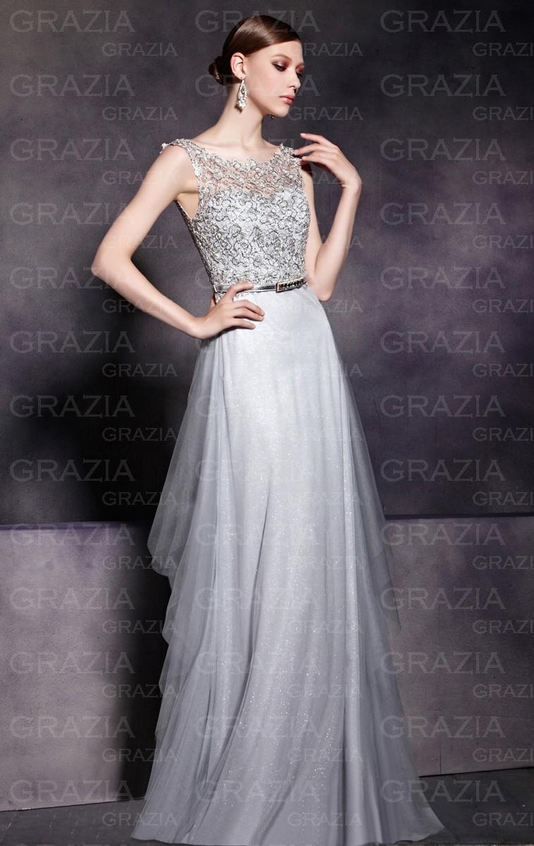 Gray Floor Length Dress & Always In Fashion For All Occasions