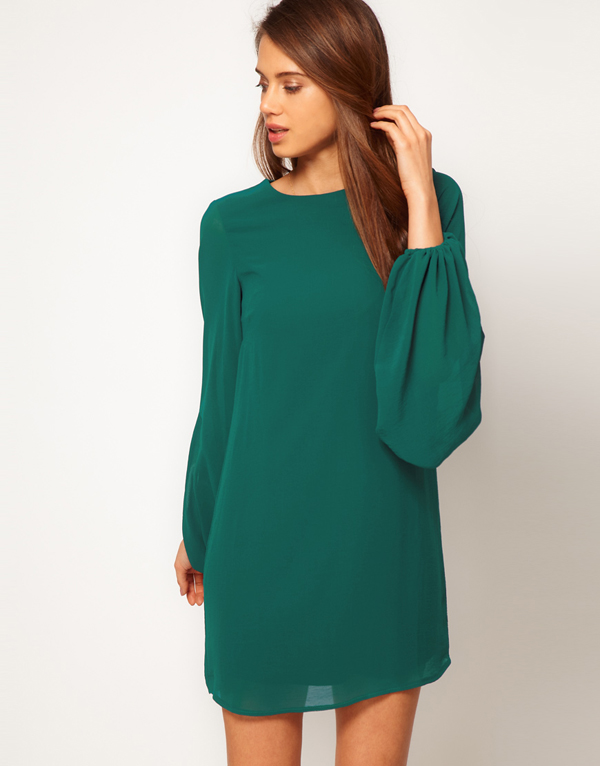 Green Bell Sleeve Dress & The Trend Of The Year