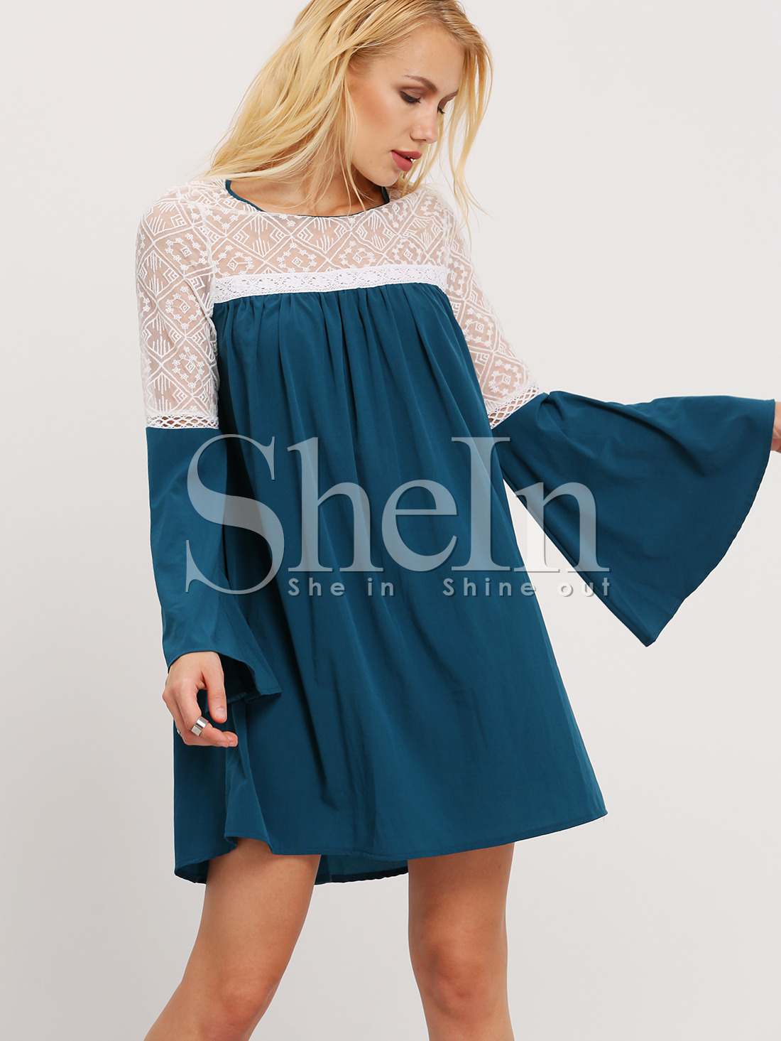 Green Bell Sleeve Dress & The Trend Of The Year