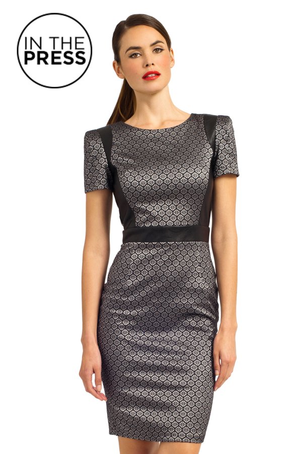 Grey Metallic Dress And The Trend Of The Year