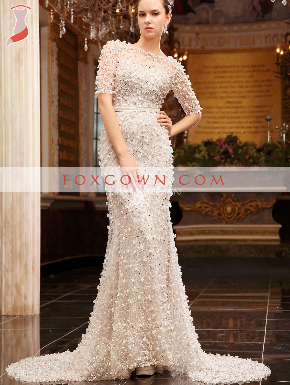 Ivory Floor Length Dress & Popular Choice 2017