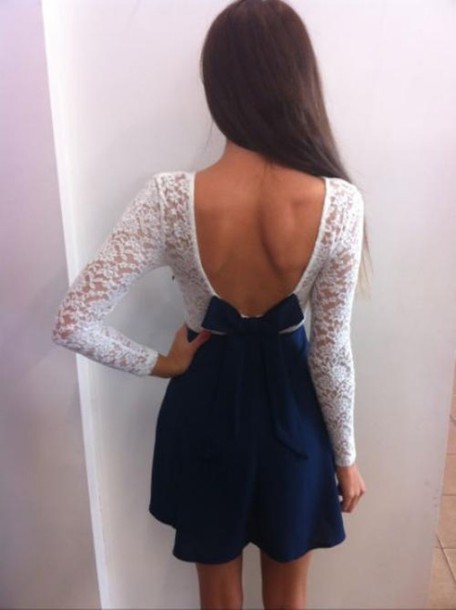 Lace Back White Dress And Best Choice