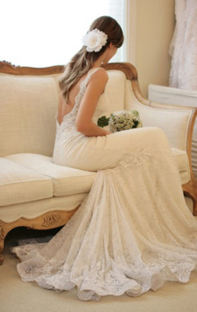 Lace Back White Dress And Best Choice