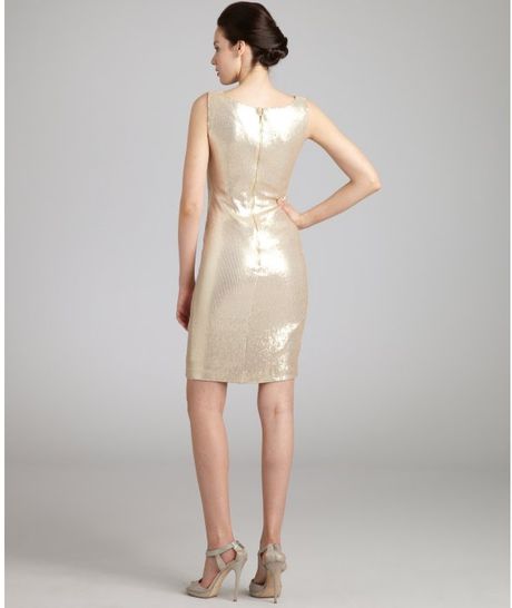 Light Gold Sequin Dress - 20 Best Ideas 2017