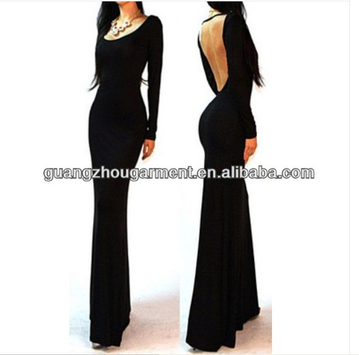 Long Backless Maxi Dresses : Elegant And Beautiful