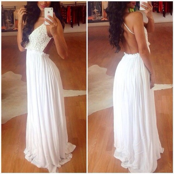 Long Backless Maxi Dresses : Elegant And Beautiful