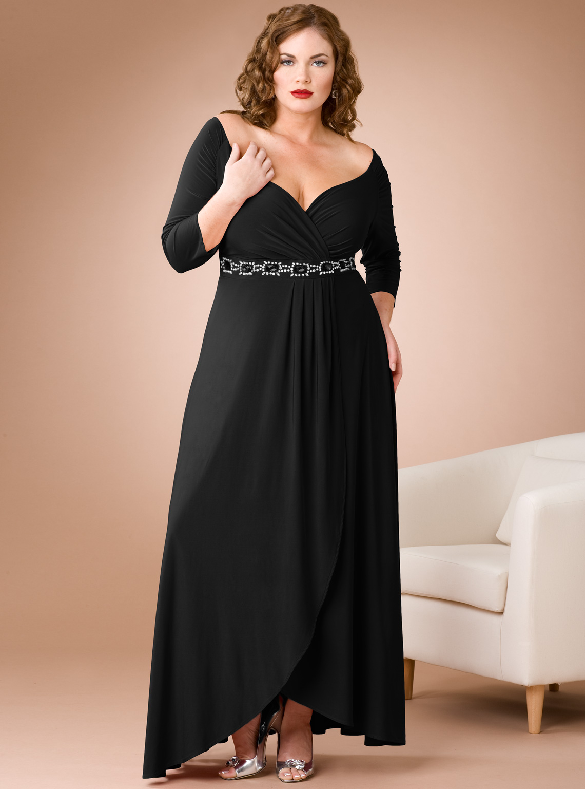 Long Dress With Jacket Plus Size : New Fashion Collection