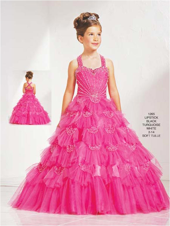 long gown for small girl