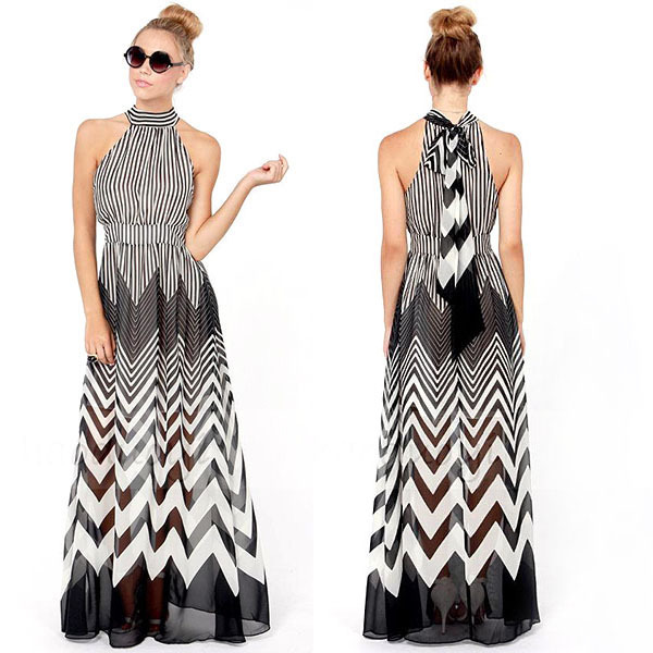 Long Halter Dresses For Summer - Fashion Outlet Review