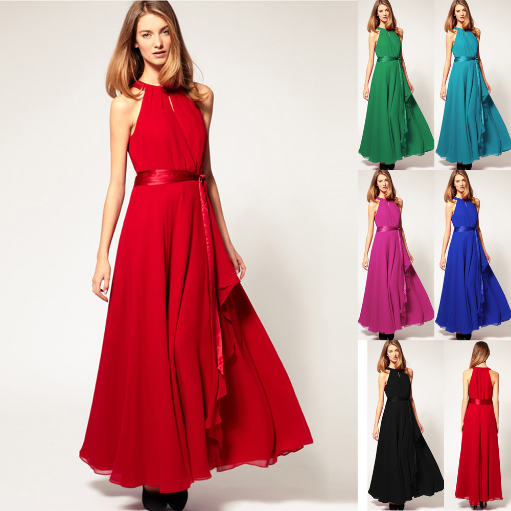 Long Halter Dresses For Summer - Fashion Outlet Review