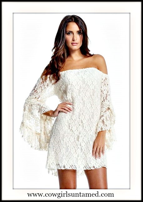 Long Off White Lace Dress & Popular Choice 2017