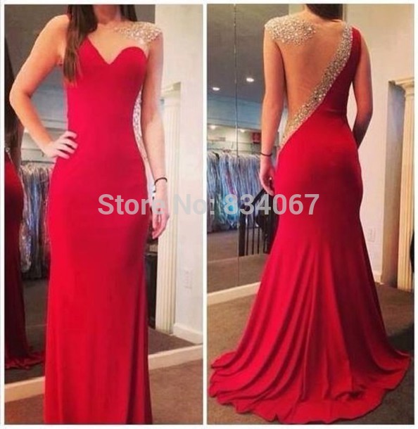 Long Red Fitted Dress & Perfect Choices