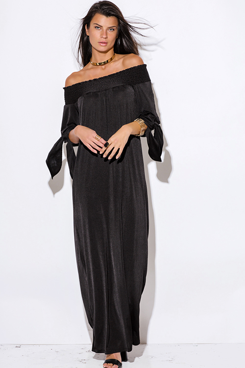 Long Sleeve Off Shoulder Maxi Dress And 10 Great Ideas