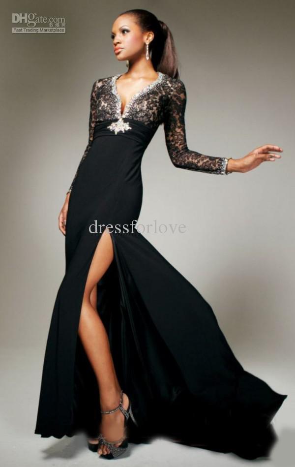 Long Sleeved Full Length Evening Dresses & Always In Fashion For All Occasions