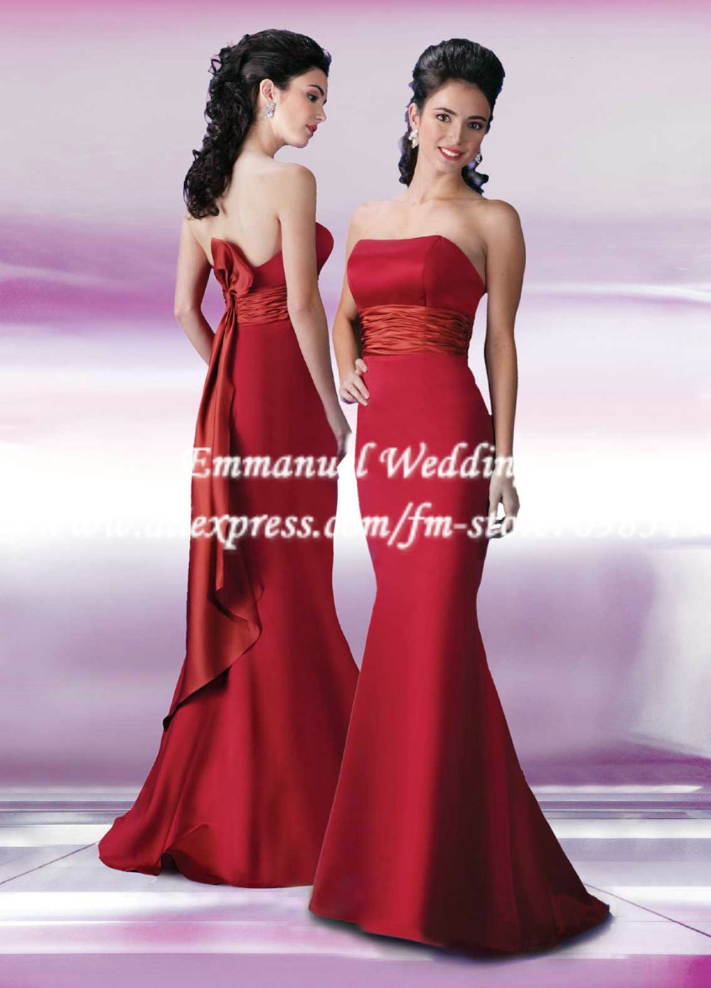 Maid Of Honor Red Dresses - Online Fashion Review