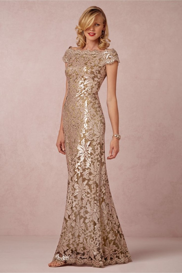 Metallic Lace Bridesmaid Dresses - 20 Great Ideas