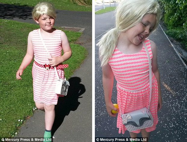 My Son Dressed As A Girl - Beautiful And Elegant