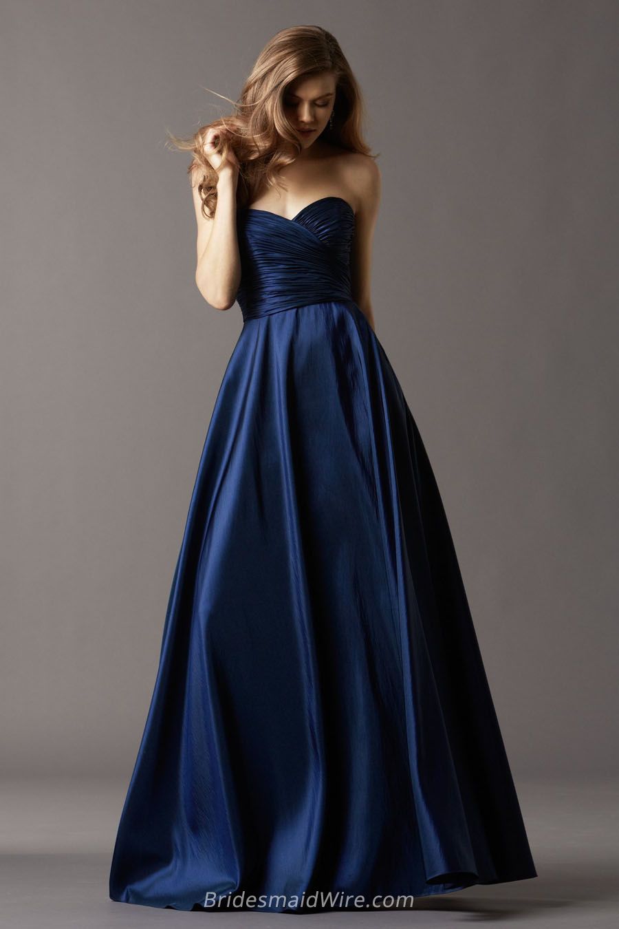 Navy Blue Full Length Dress - Show Your Elegance In 2017